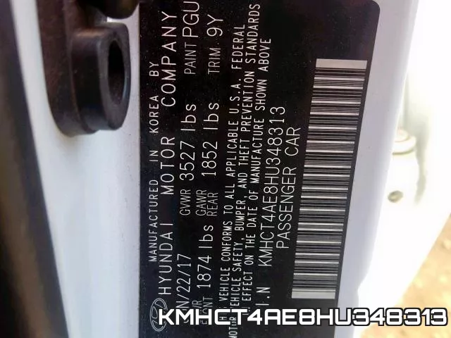 KMHCT4AE8HU348313 фото 2