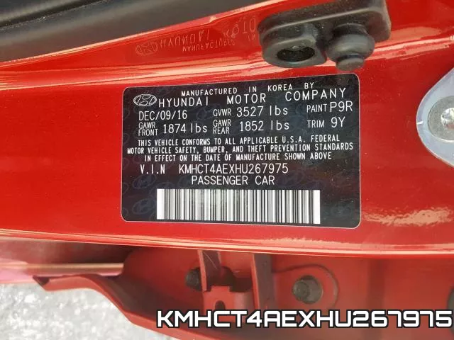 KMHCT4AEXHU267975 фото 2