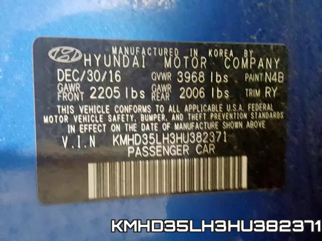 KMHD35LH3HU382371 фото 2