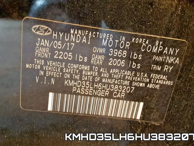 KMHD35LH6HU383207 фото 2