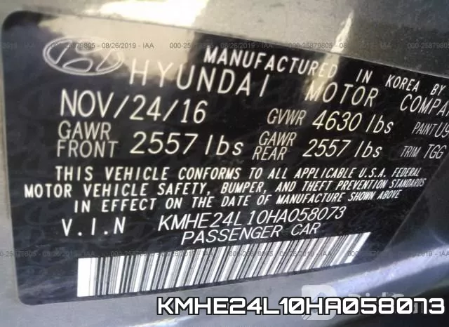 KMHE24L10HA058073 фото 10