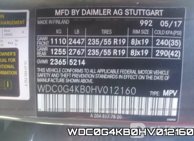 WDC0G4KB0HV012160 фото 10