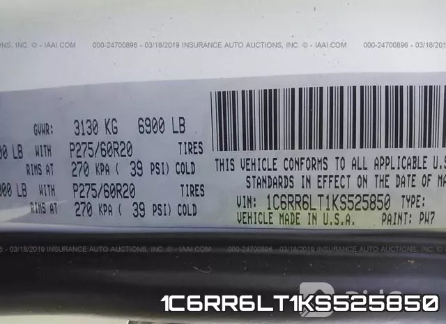 1C6RR6LT1KS525850 фото 9