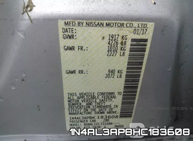 1N4AL3AP8HC183608 фото 10