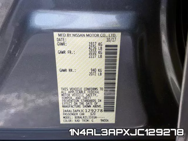 1N4AL3APXJC129278 фото 2