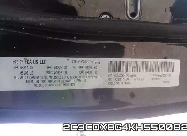 2C3CDXBG4KH550082 фото 10