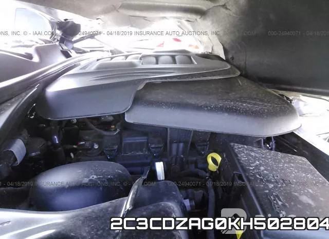2C3CDZAG0KH502804 фото 2