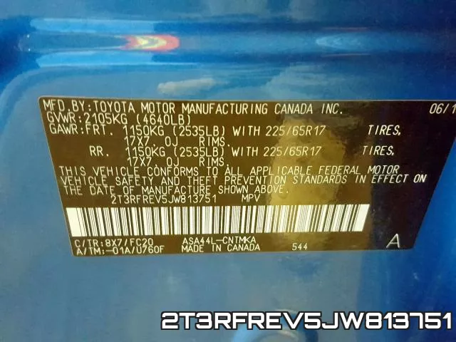 2T3RFREV5JW813751 фото 2