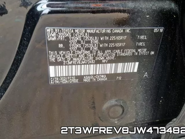 2T3WFREV8JW473482 фото 2