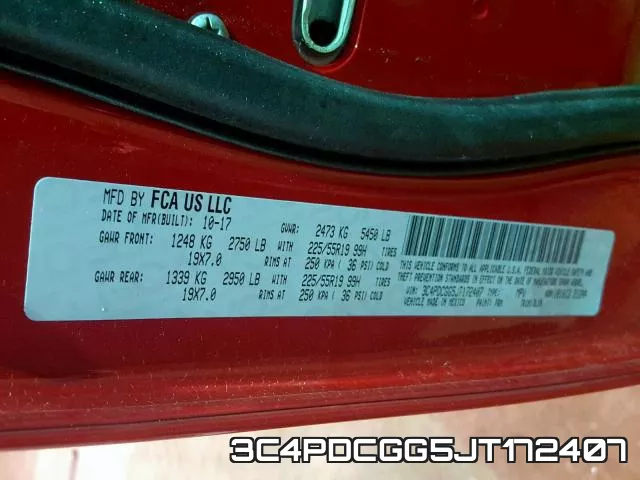 3C4PDCGG5JT172407 фото 2