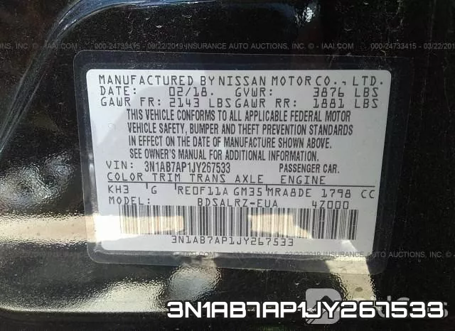3N1AB7AP1JY267533 фото 10