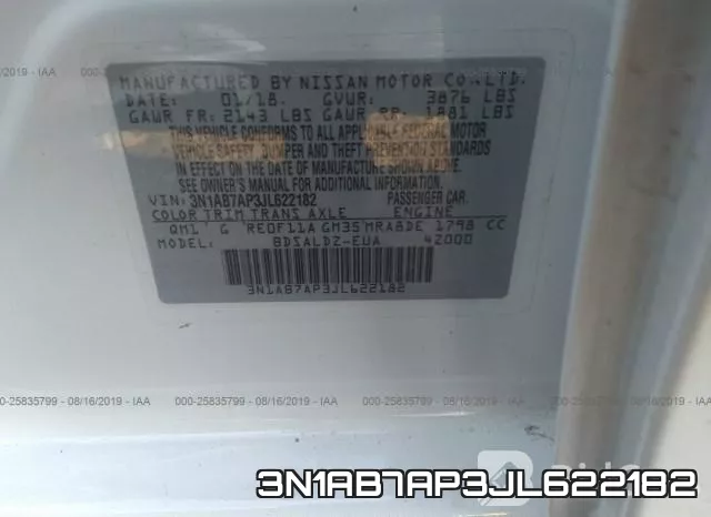 3N1AB7AP3JL622182 фото 10