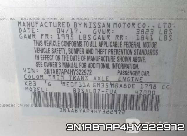 3N1AB7AP4HY322972 фото 10
