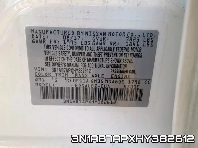 3N1AB7APXHY382612 фото 2