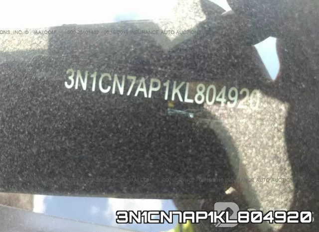 3N1CN7AP1KL804920 фото 10