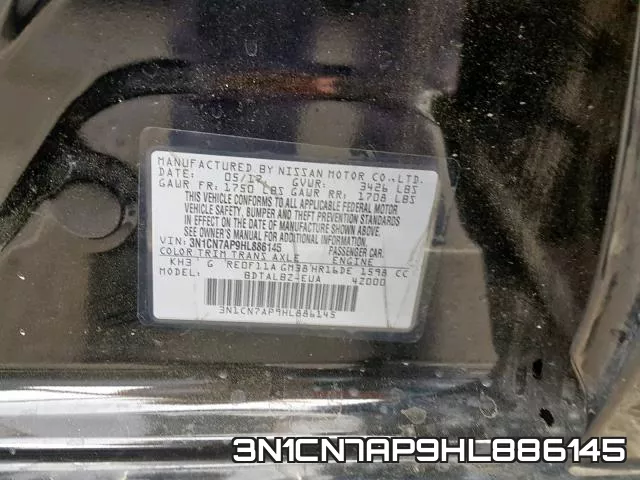 3N1CN7AP9HL886145 фото 2