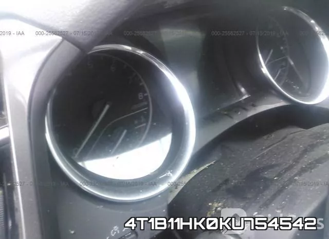 4T1B11HK0KU754542 фото 8