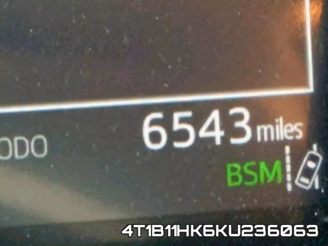 4T1B11HK6KU236063 фото 9