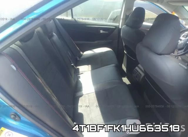 4T1BF1FK1HU663518 фото 9