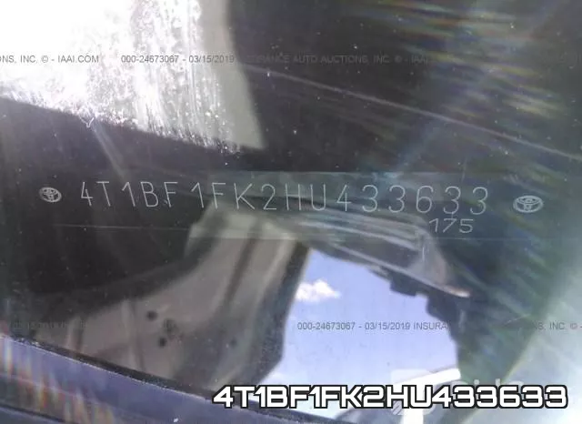 4T1BF1FK2HU433633 фото 10