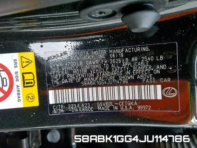 58ABK1GG4JU114786 фото 2