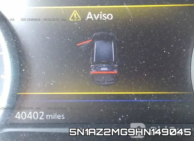 5N1AZ2MG9HN149045 фото 8