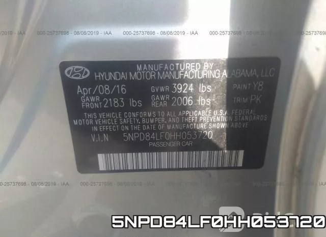 5NPD84LF0HH053720 фото 10