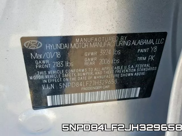 5NPD84LF2JH329658 фото 2
