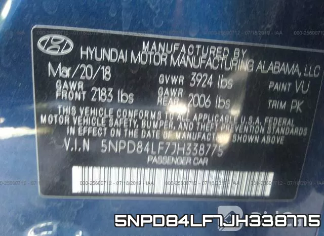 5NPD84LF7JH338775 фото 10