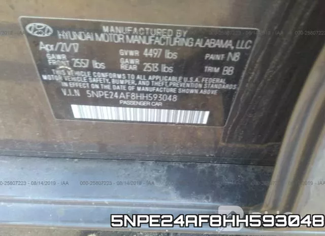 5NPE24AF8HH593048 фото 10