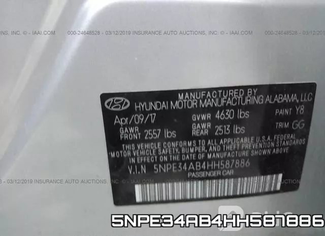 5NPE34AB4HH587886 фото 10