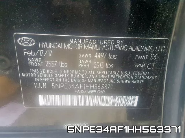 5NPE34AF1HH563371 фото 2