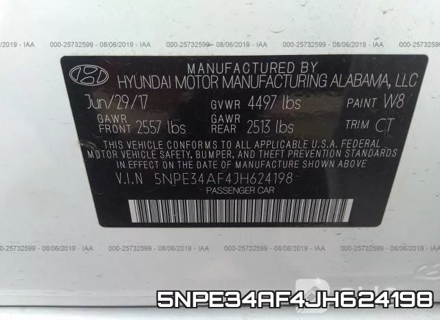 5NPE34AF4JH624198 фото 10