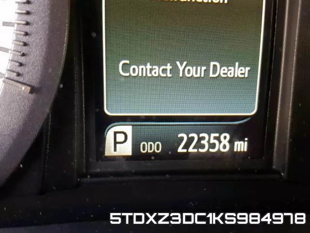 5TDXZ3DC1KS984978 фото 8