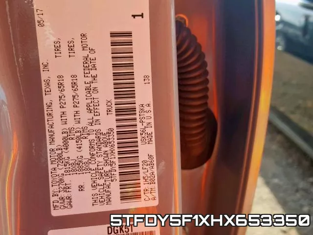 5TFDY5F1XHX653350 фото 2
