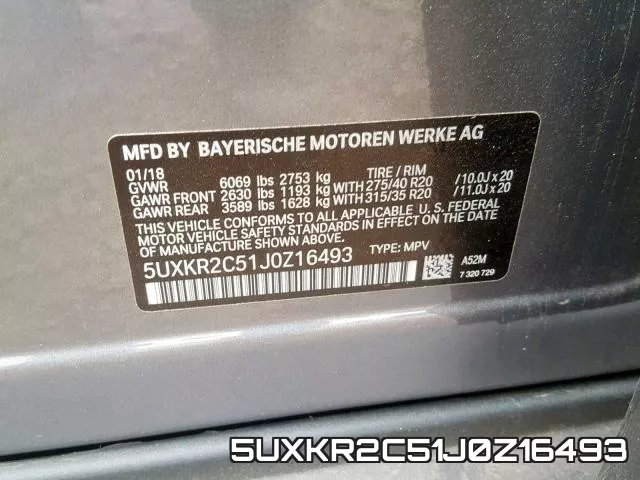 5UXKR2C51J0Z16493 фото 2