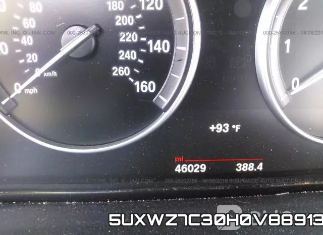 5UXWZ7C30H0V88913 фото 8