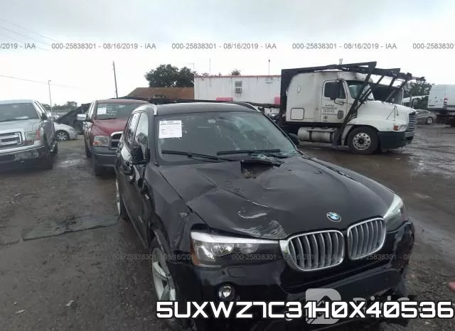 5UXWZ7C31H0X40536 фото 7