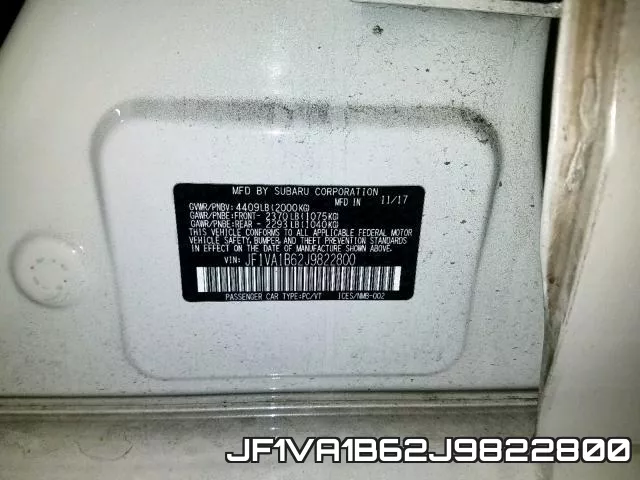 JF1VA1B62J9822800 фото 2