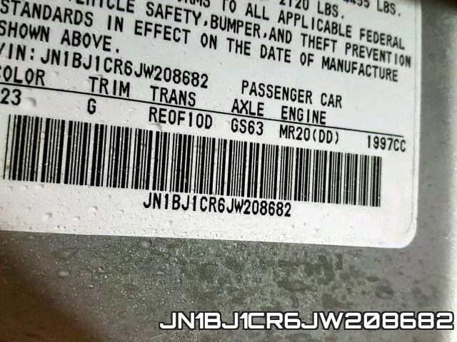 JN1BJ1CR6JW208682 фото 2