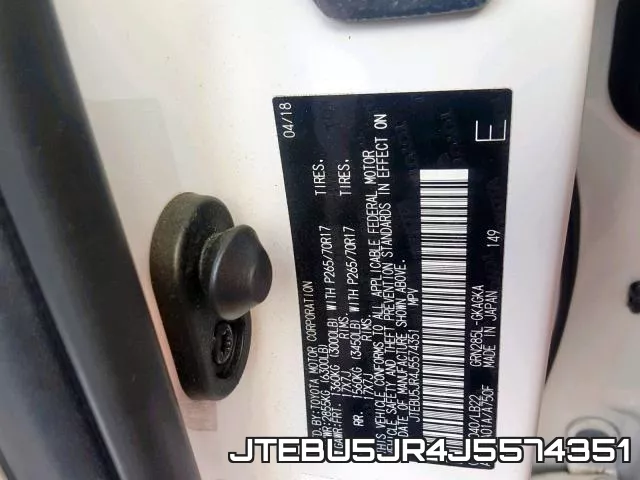 JTEBU5JR4J5574351 фото 2
