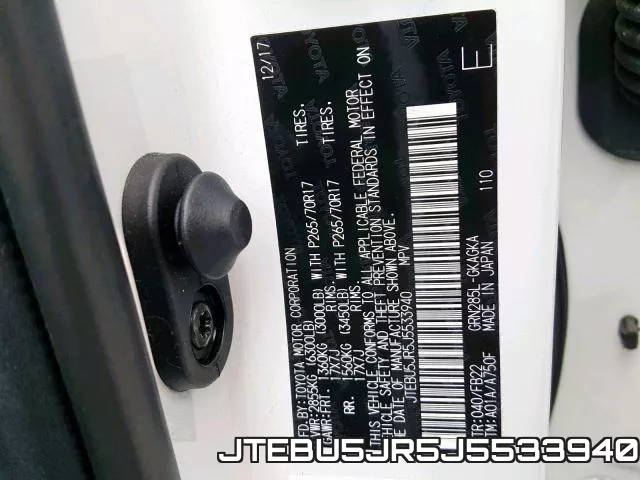 JTEBU5JR5J5533940 фото 2