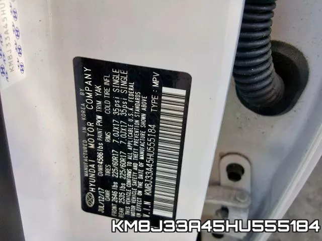 KM8J33A45HU555184 фото 2
