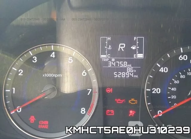 KMHCT5AE0HU310239 фото 8