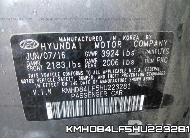 KMHD84LF5HU223281 фото 10