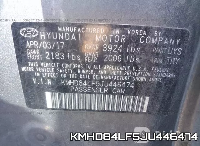 KMHD84LF5JU446474 фото 10