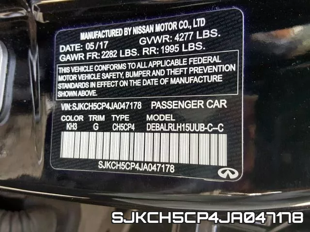 SJKCH5CP4JA047178 фото 2