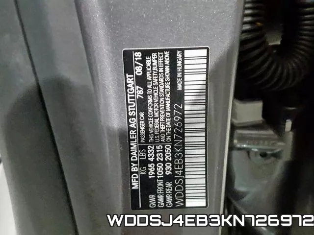 WDDSJ4EB3KN726972 фото 2