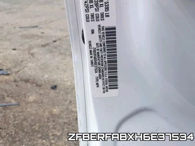 ZFBERFABXH6E37534 фото 2