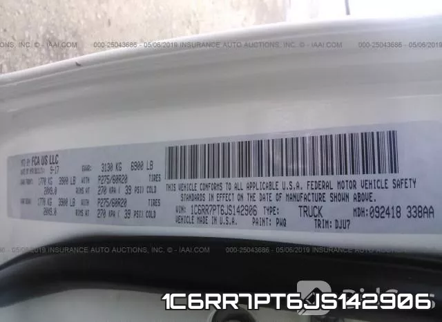 1C6RR7PT6JS142906 фото 10